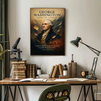 George Washington Legacy of a Leader Poster PosterGoat