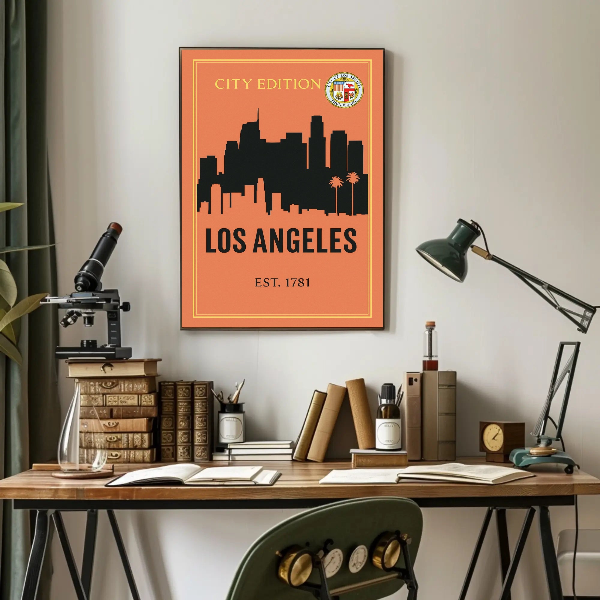Los Angeles City Edition Poster PosterGoat