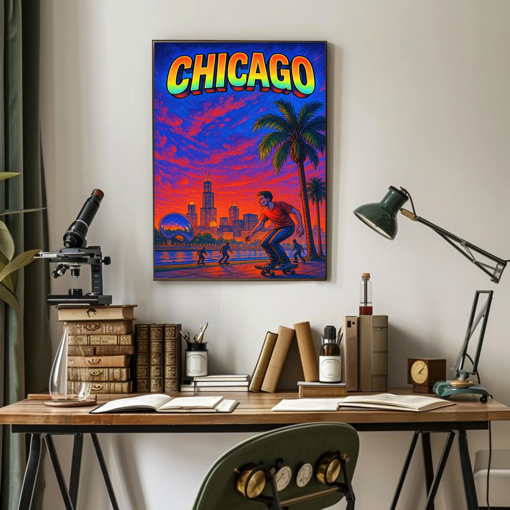 Chicago Vibes Poster PosterGoat