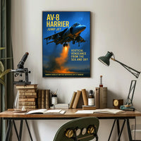 AV-8 Harrier Jump Jet Poster