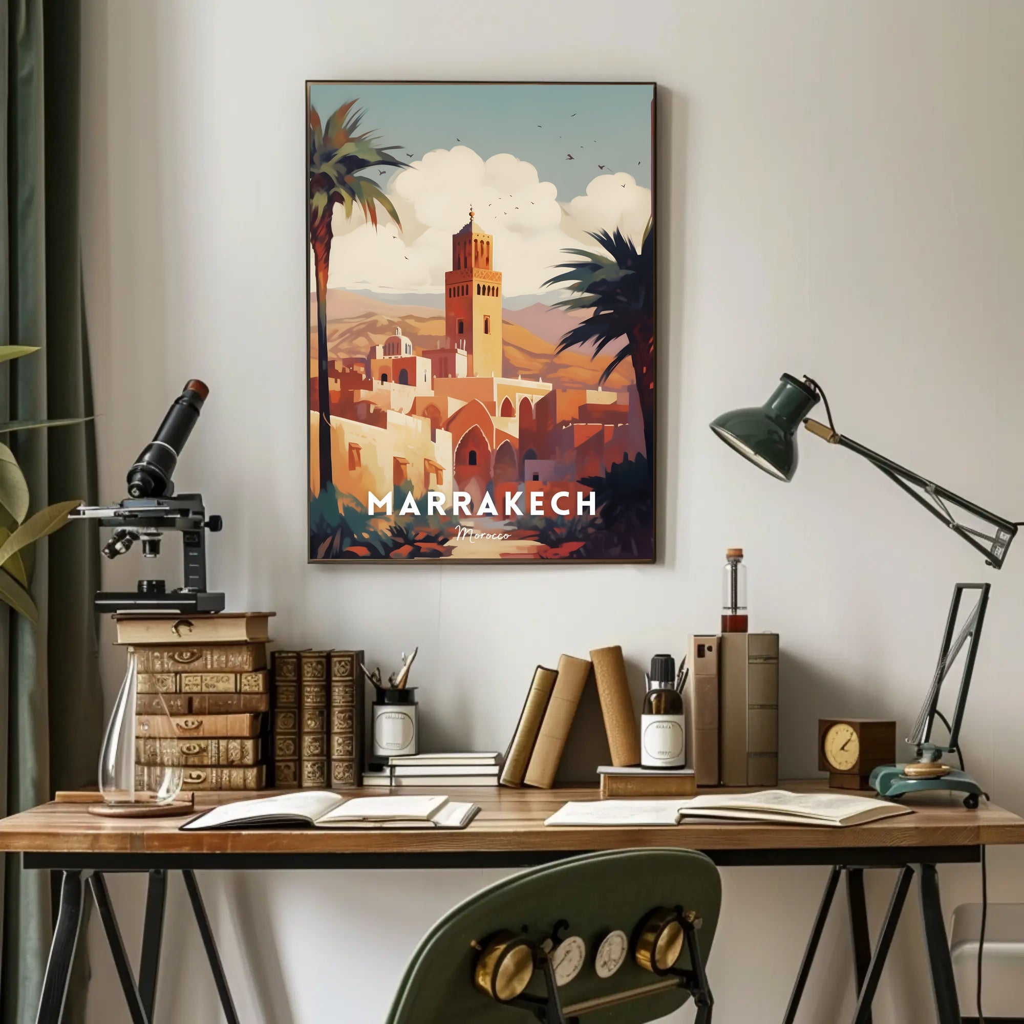 Marrakech Travel Poster