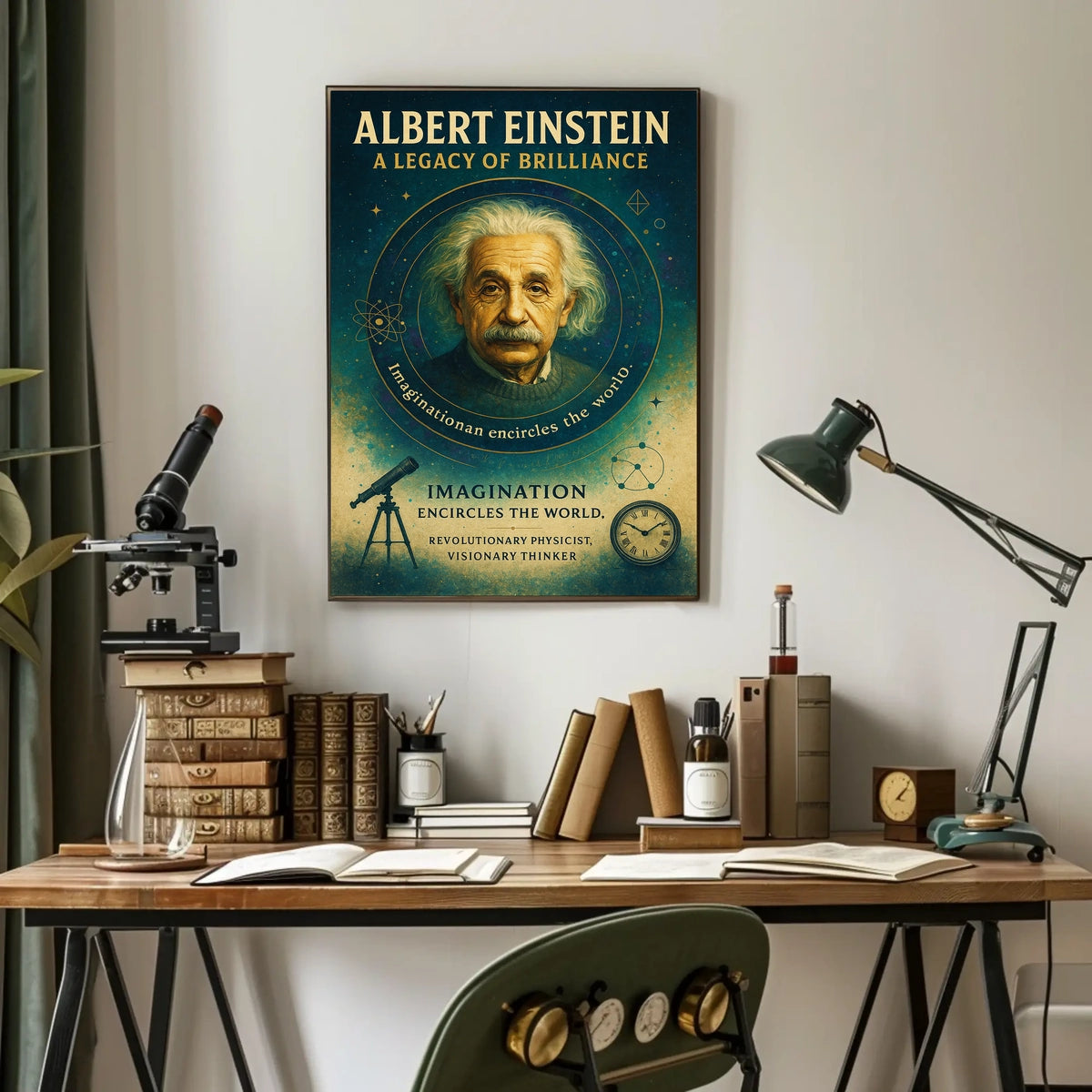 Albert Einstein A Legacy of Brilliance Poster