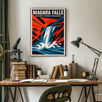 Niagara Falls Nature's Power Unleashed Poster PosterGoat