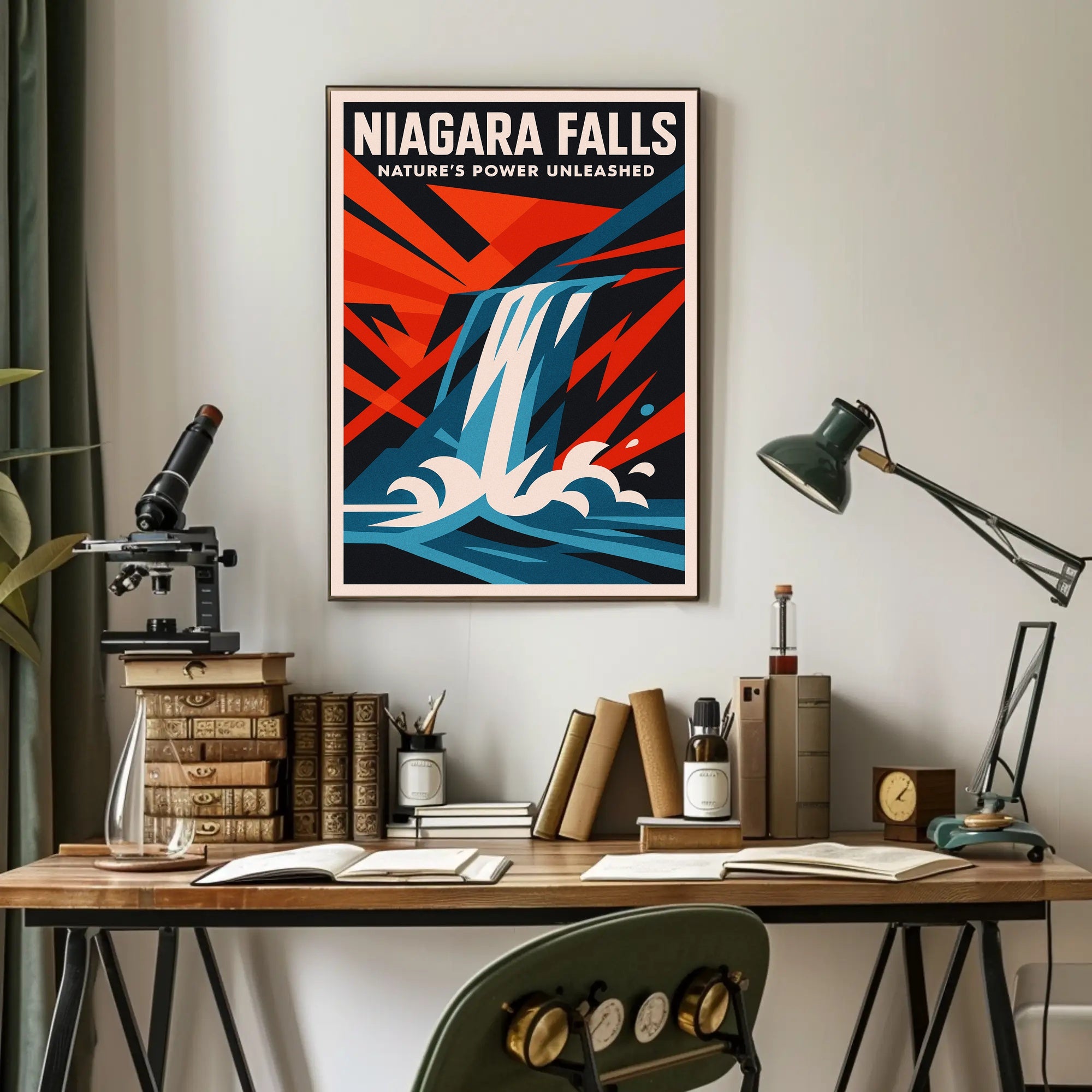 Niagara Falls Nature's Power Unleashed Poster PosterGoat