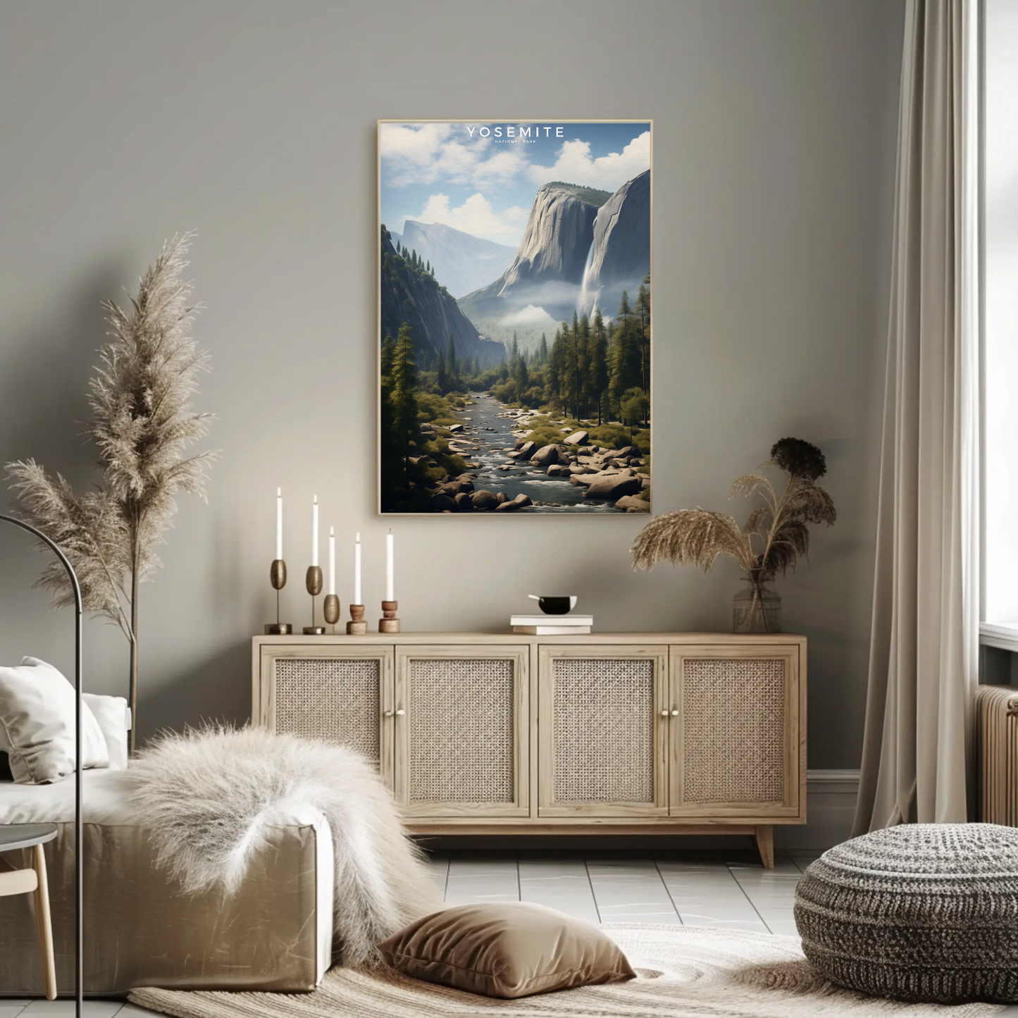 Yosemite National Park Travel Poster
