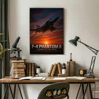 F-4 Phantom II Legend of the Skies Poster PosterGoat