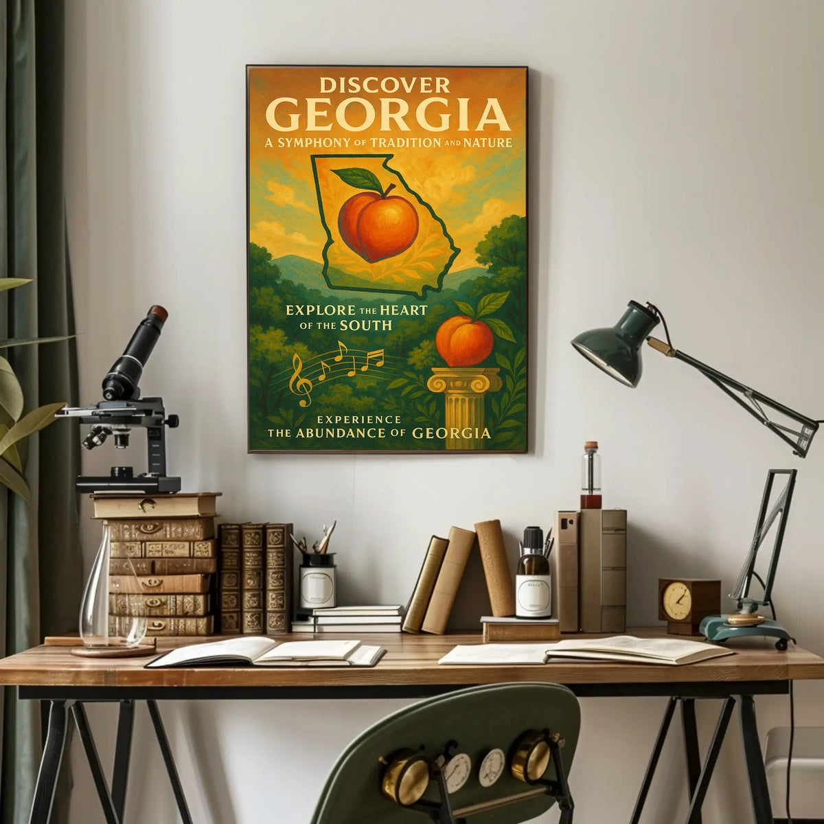 Discover Georgia A Symphony Of Poster