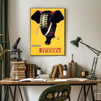 Pirelli Elephant Tire Poster