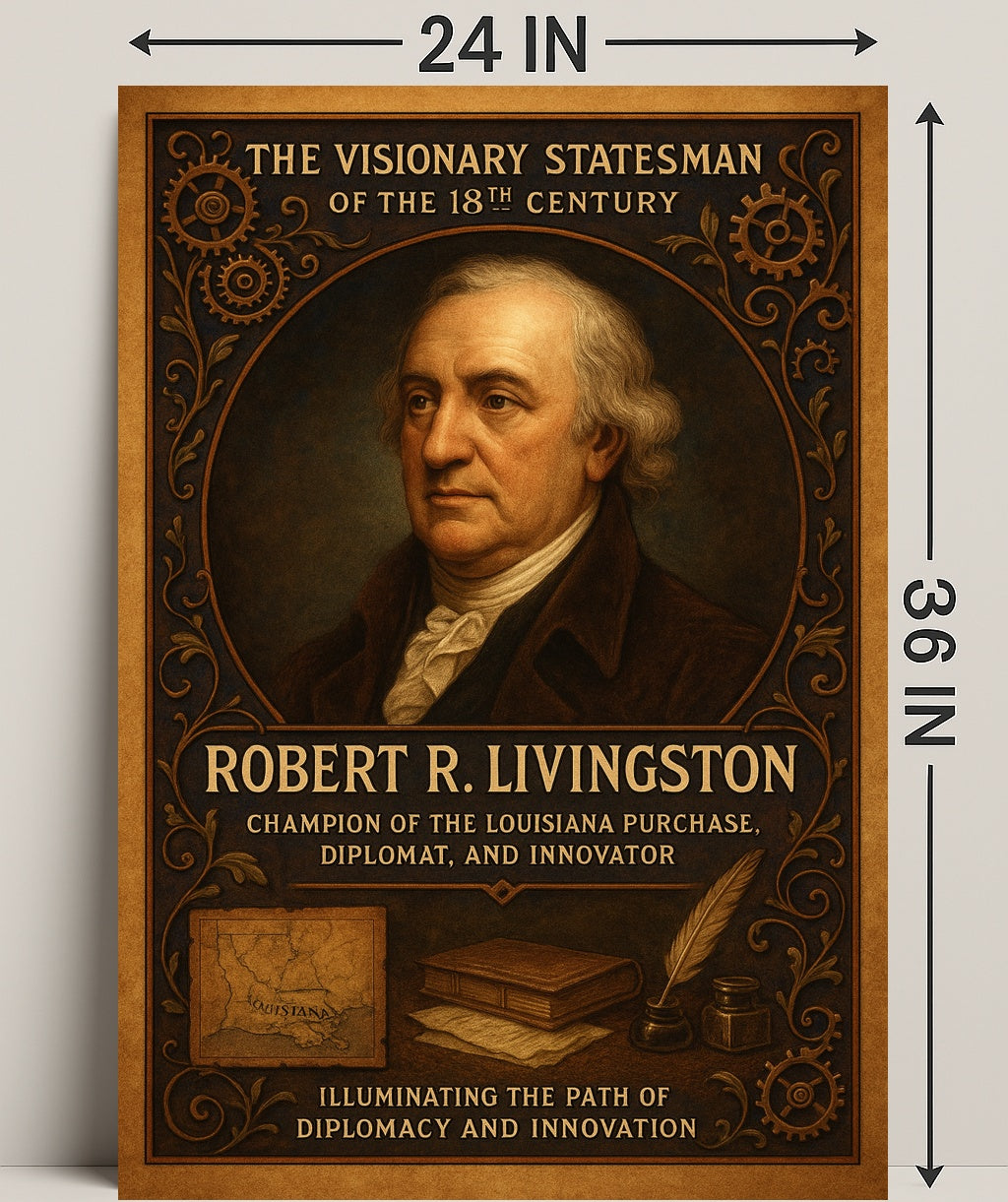 Robert R. Livingston Visionary Statesman Poster PosterGoat