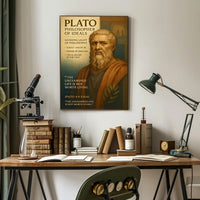 Plato Philosopher of Ideals Poster