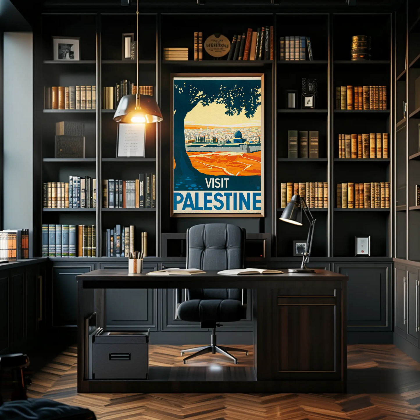 Visit Palestine Travel Poster