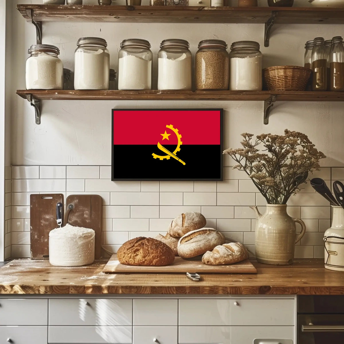 Angola Flag Poster