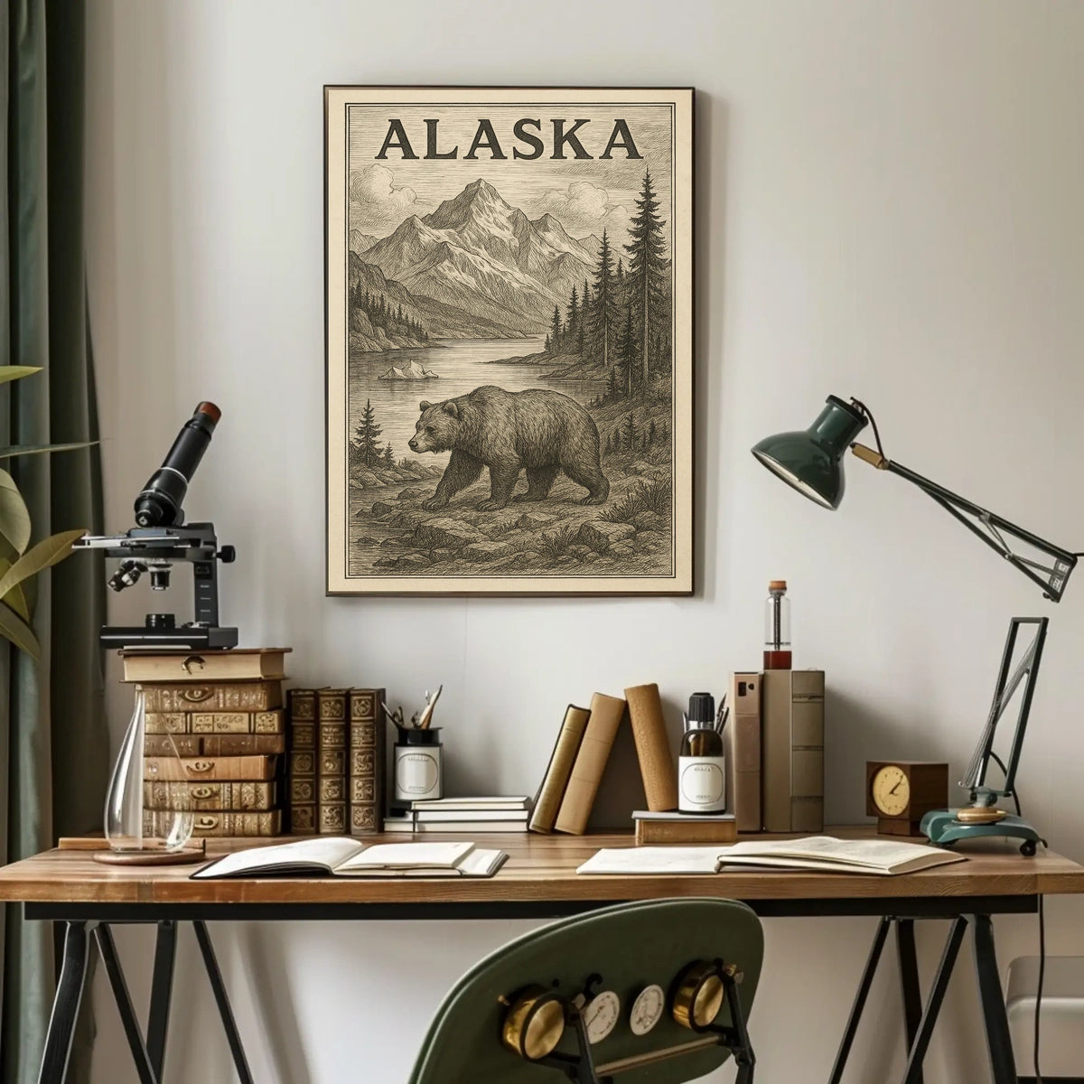 Alaska Wilderness Poster