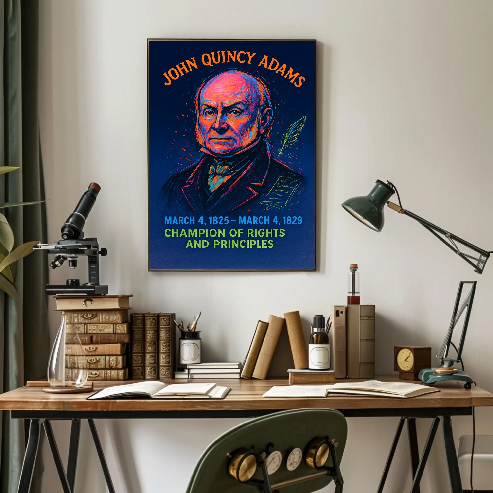 John Quincy Adams 6th President Poster