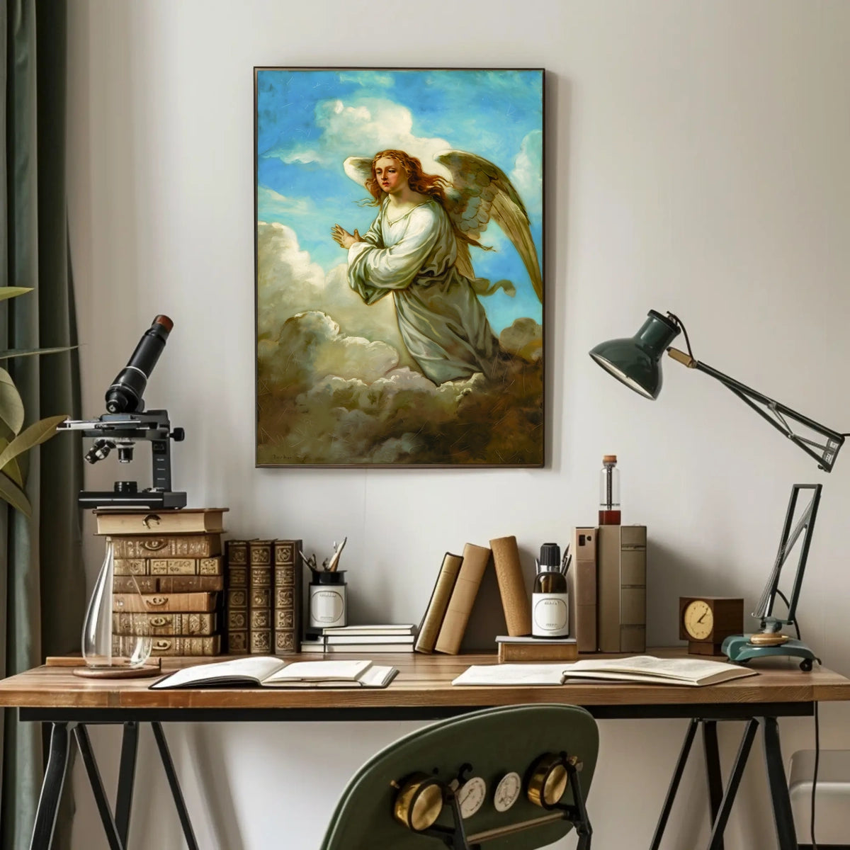 Angelic Presence in the Clouds Poster