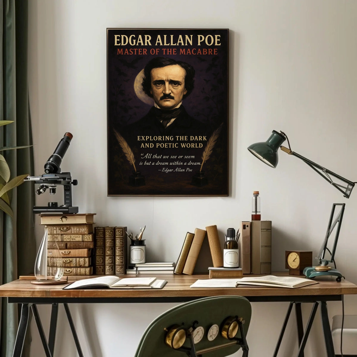 Edgar Allan Poe Master of the Macabre Poster