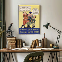Invest in War Bonds for Victory Poster PosterGoat
