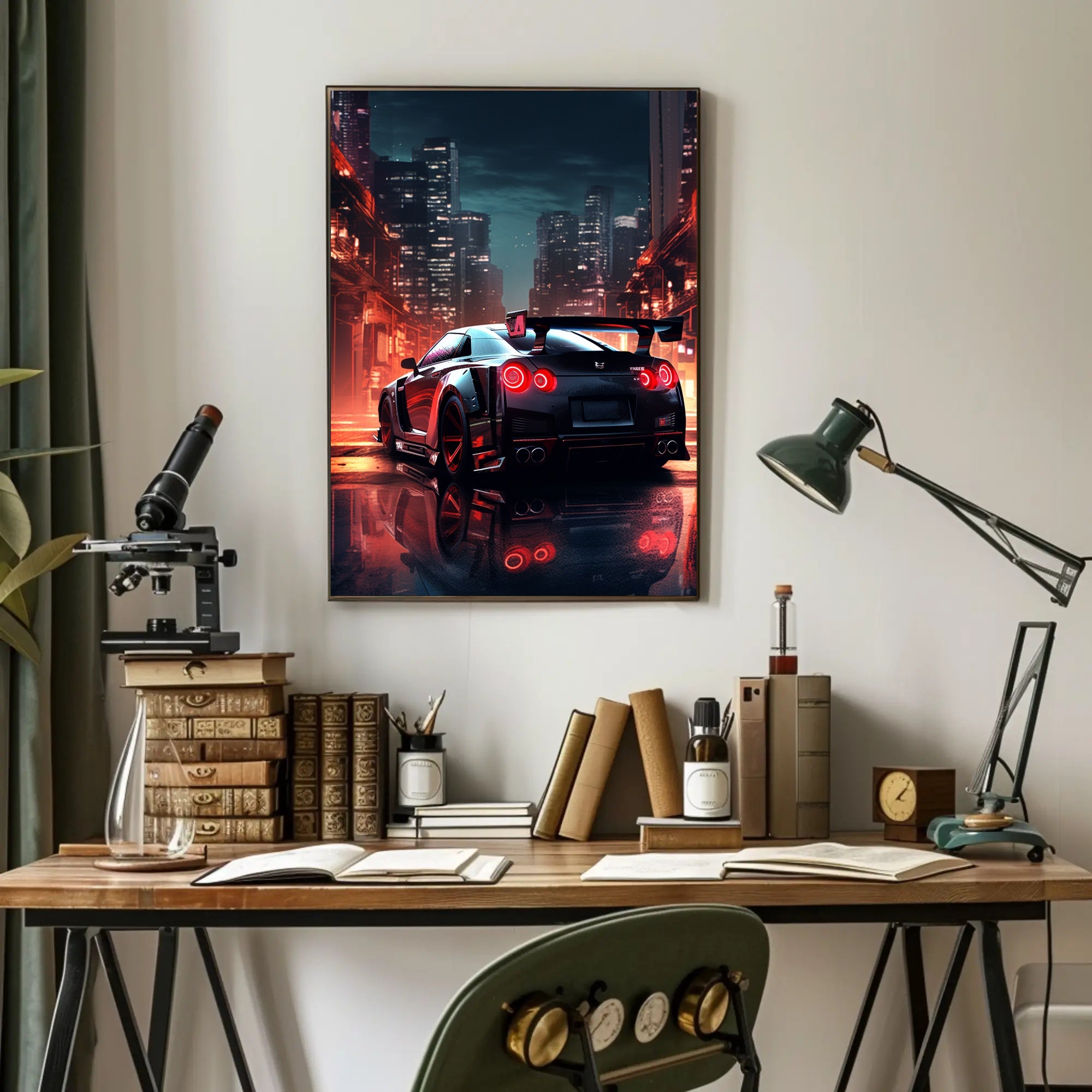 Urban Street Racer Poster PosterGoat