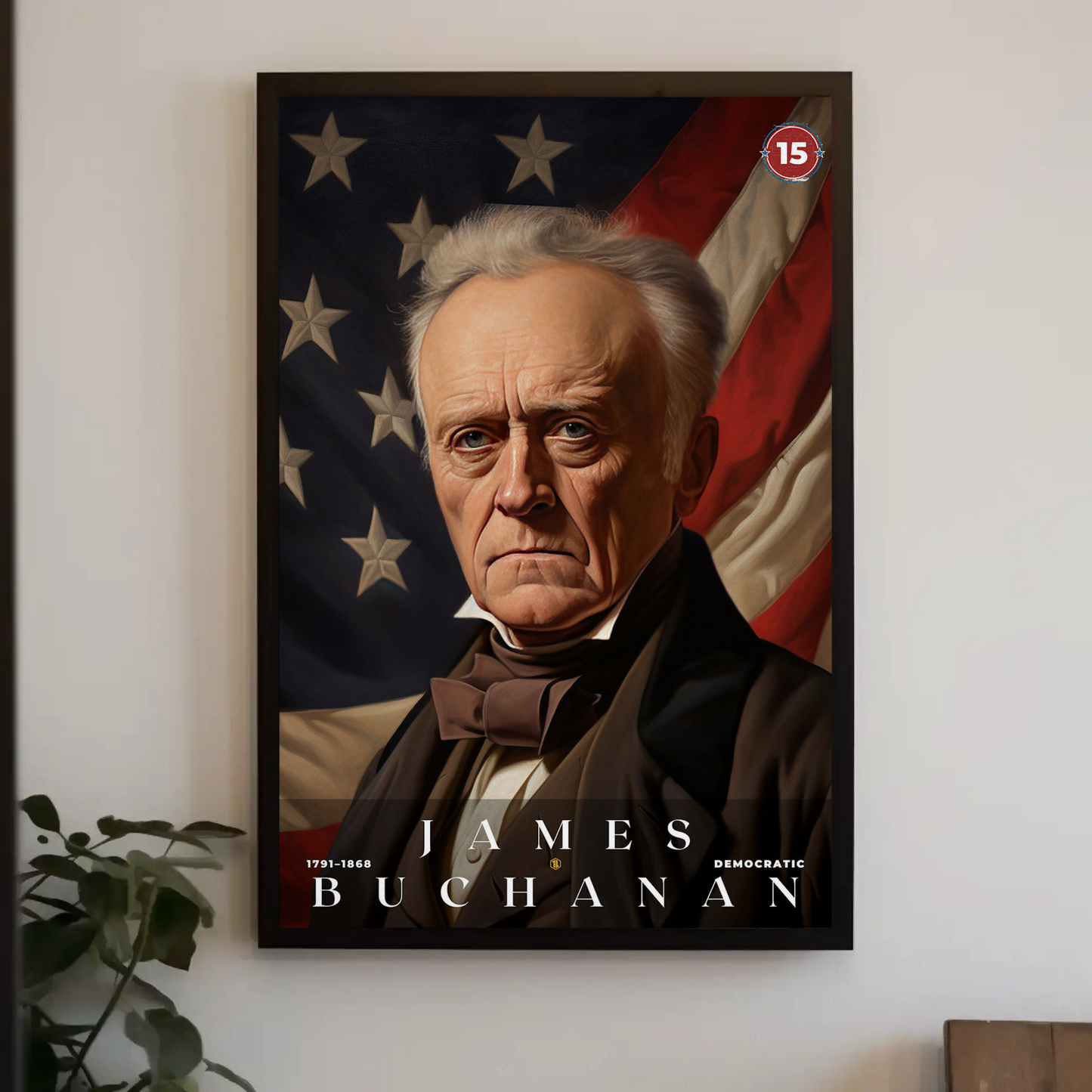James Buchanan 15th President Of The United States Portrait