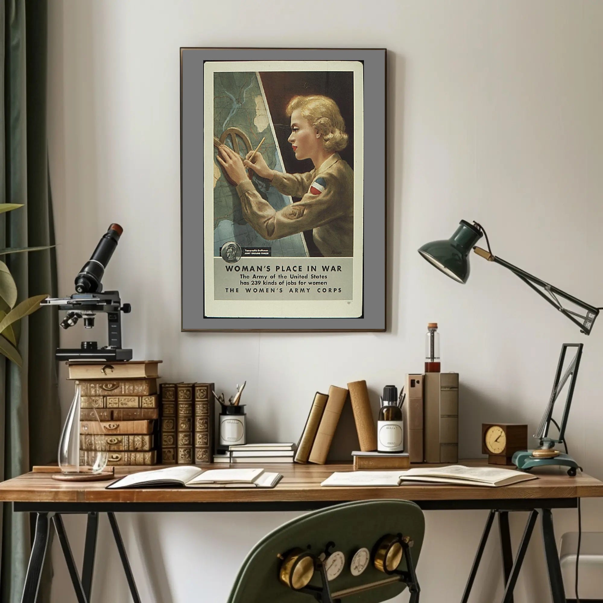 Woman's Place in War Poster PosterGoat