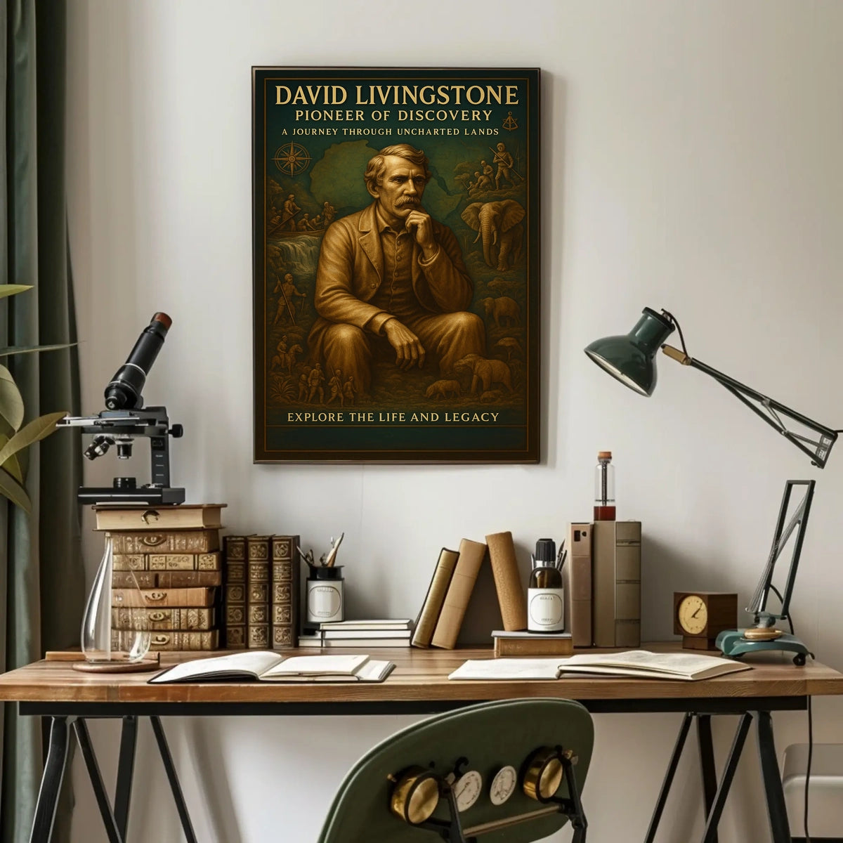 David Livingstone Pioneer of Discovery Poster