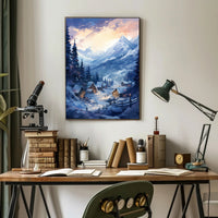Winter Wonderland Village Poster