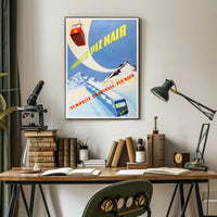 St. Moritz Ski Adventure Travel Poster PosterGoat