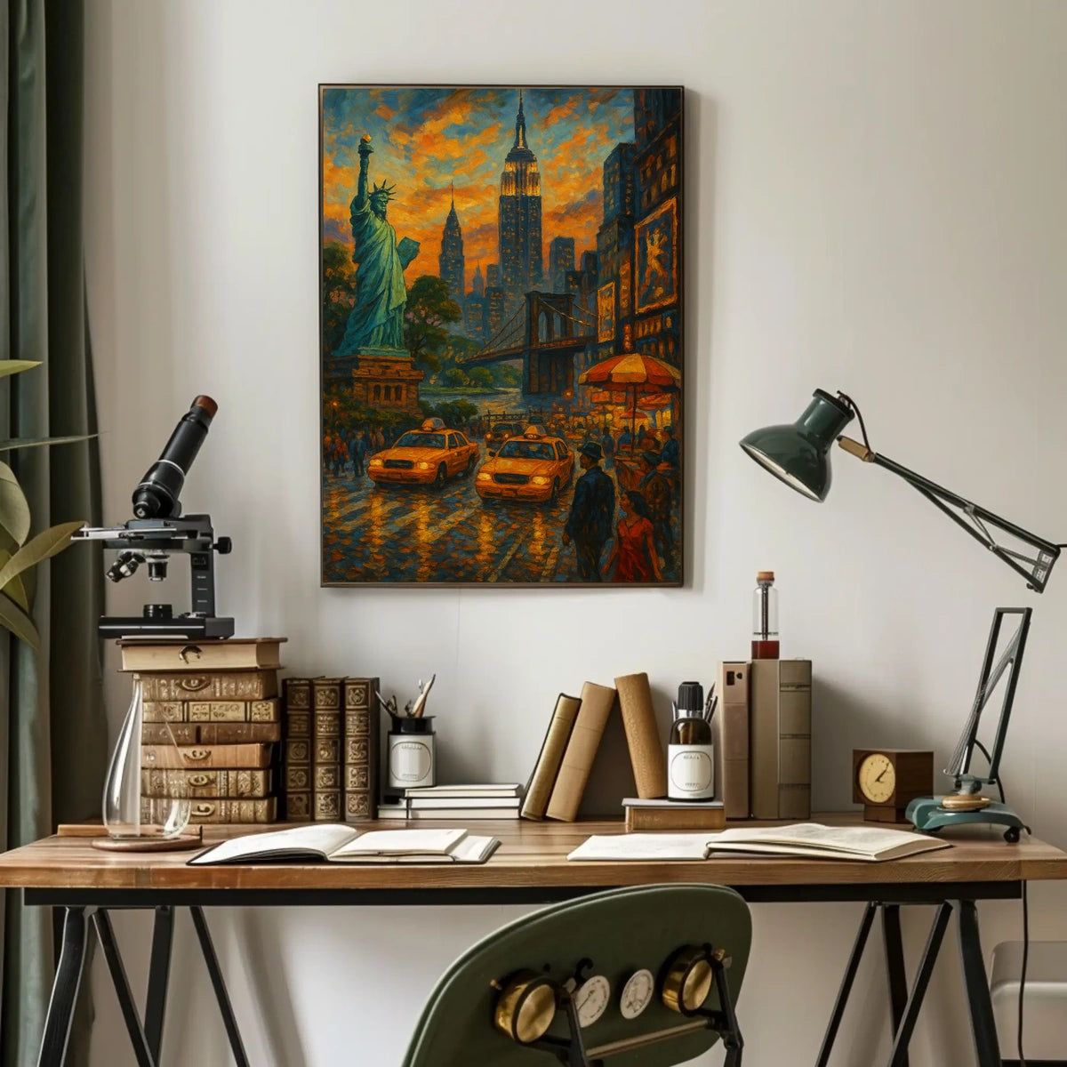 New York City Dreamscape Poster For Urban Art Lovers