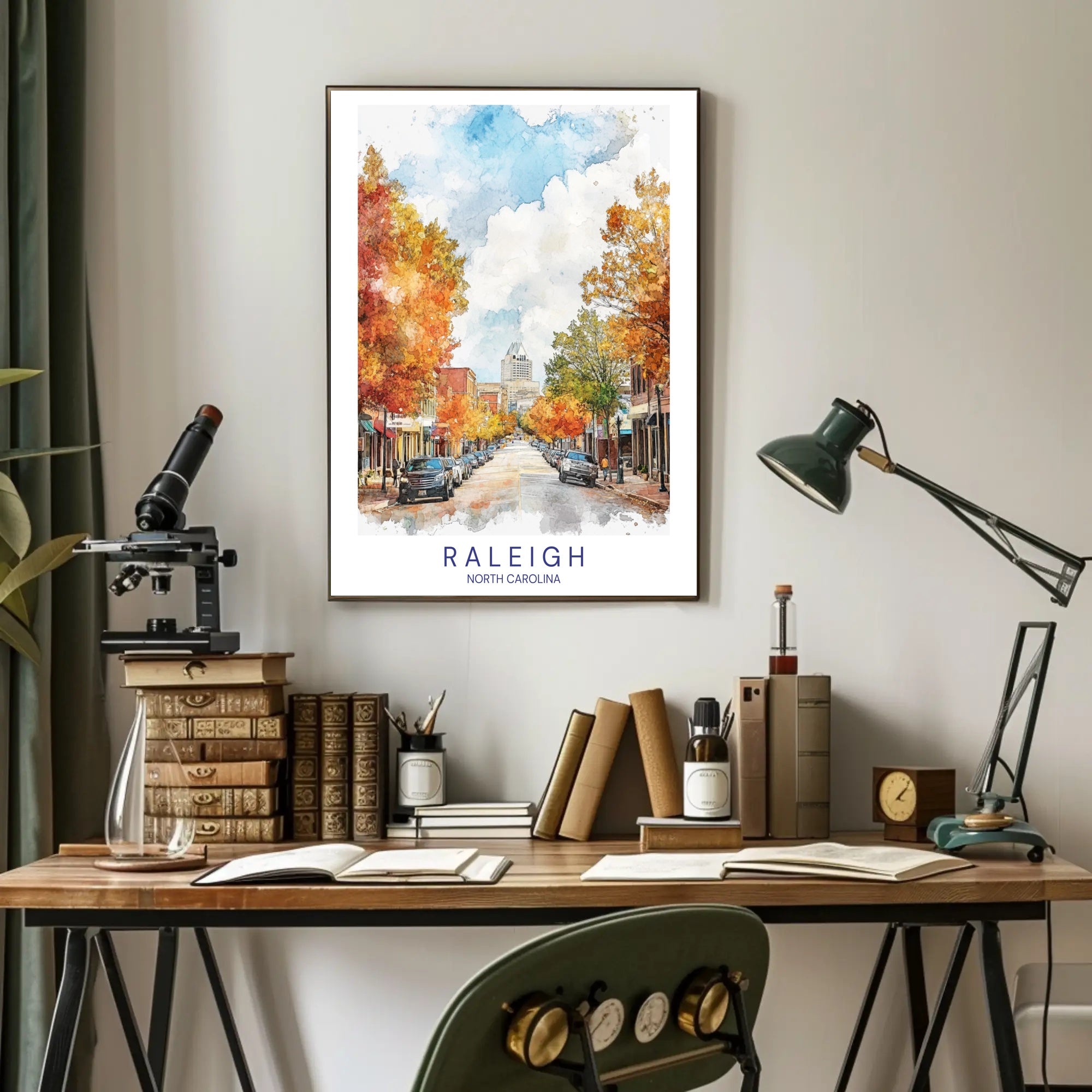 Autumn in Raleigh Poster PosterGoat