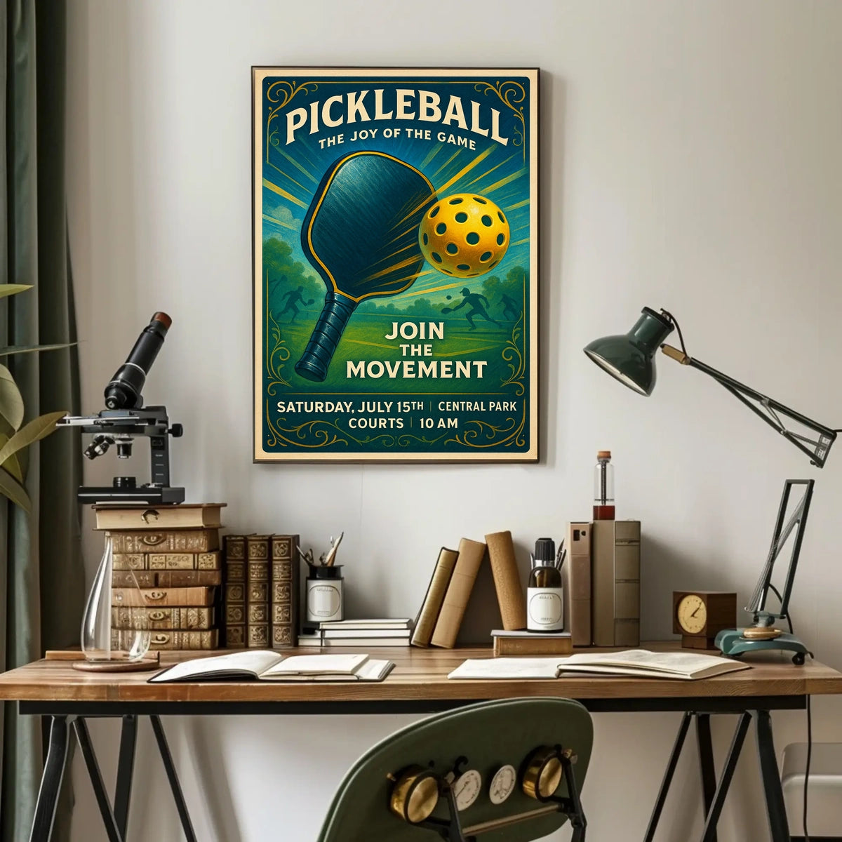Pickleball The Joy of the Game Poster