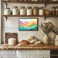 Vibrant Mountain Landscape Poster