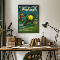 Experience the Thrill of Pickleball Poster