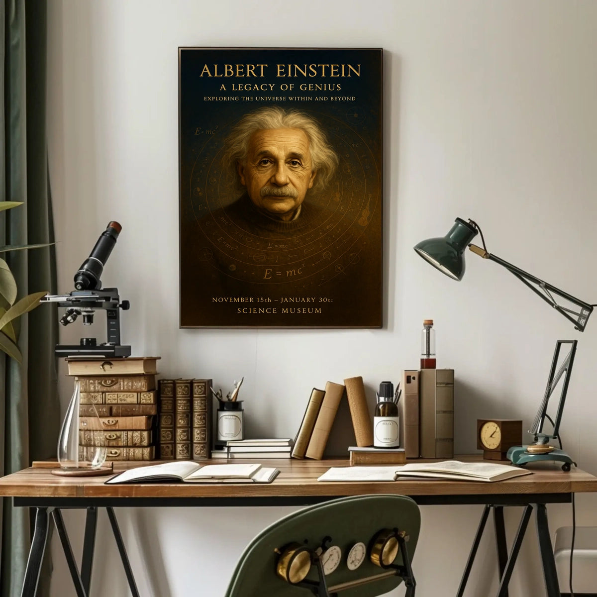 Albert Einstein A Legacy of Genius Poster