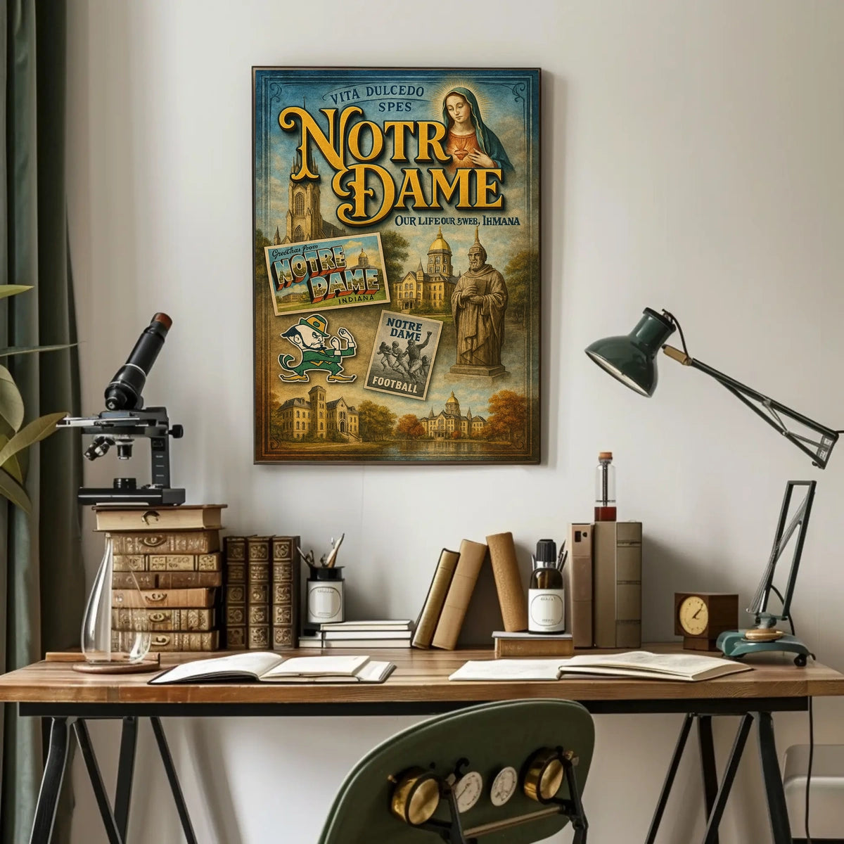 Notre Dame A Legacy Of Faith And Poster