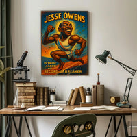 Olympic Legend Vintage Sports Poster