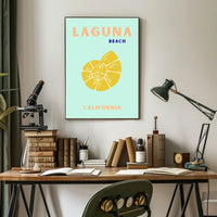 Laguna Beach Coastal Charm Travel Poster PosterGoat