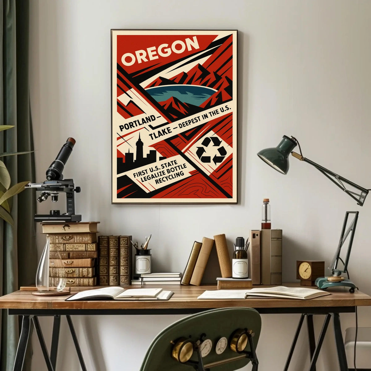 Oregon Highlights Poster
