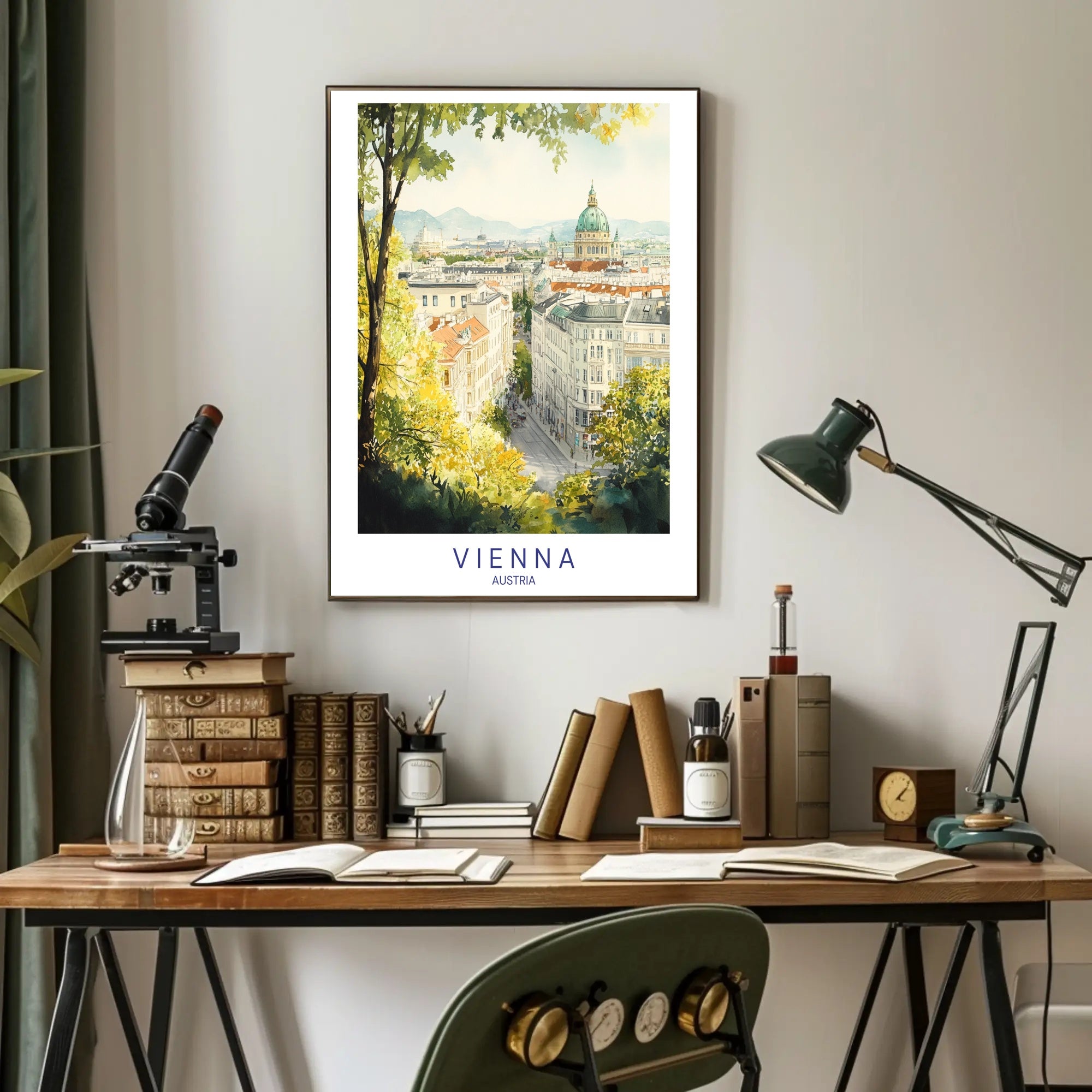 Scenic View of Vienna Poster PosterGoat