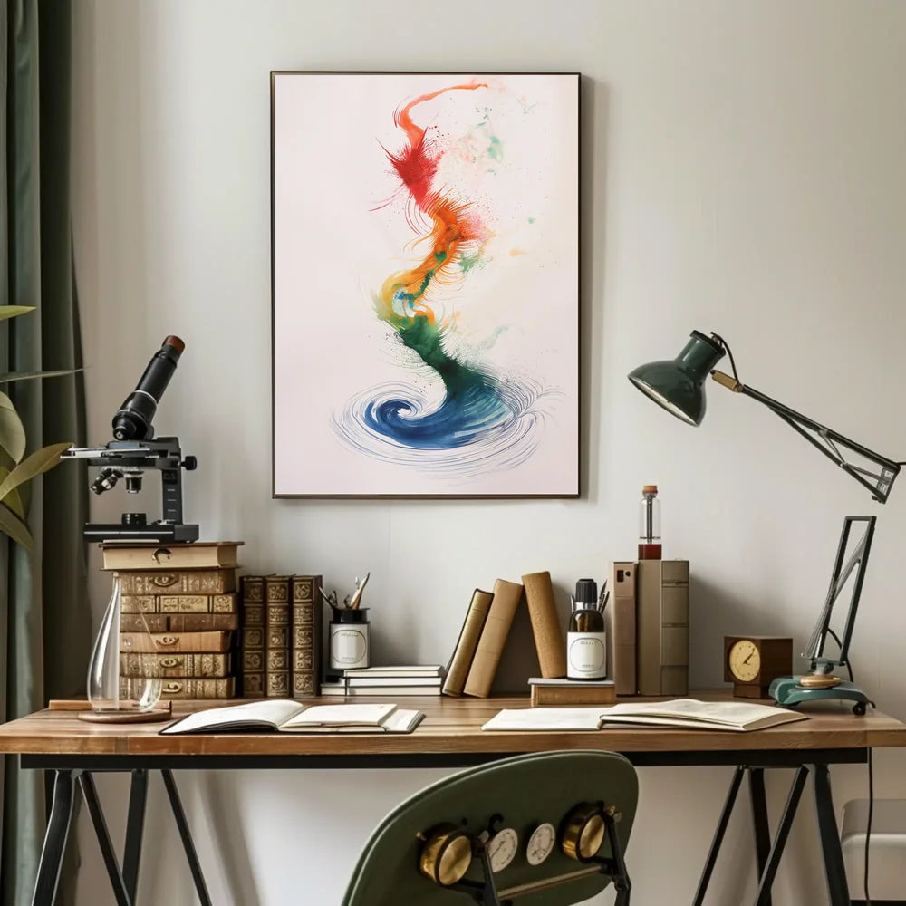 Vintage Retro Cars Mid-20th Century Poster