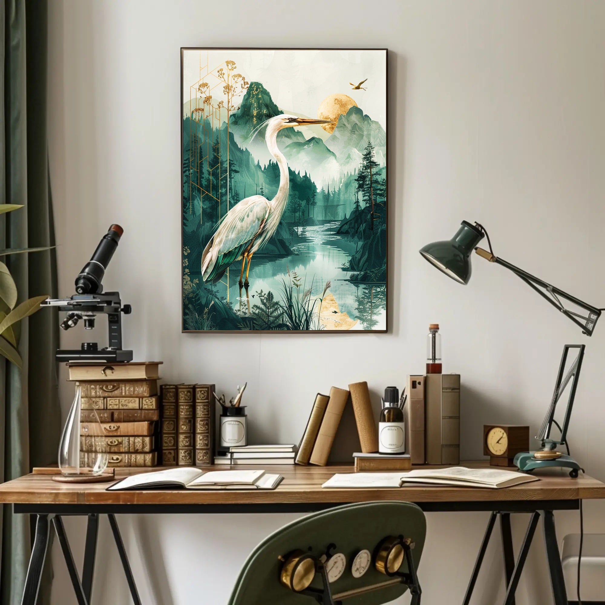 Tranquil Wilderness Art Print Poster for Home Decor PosterGoat