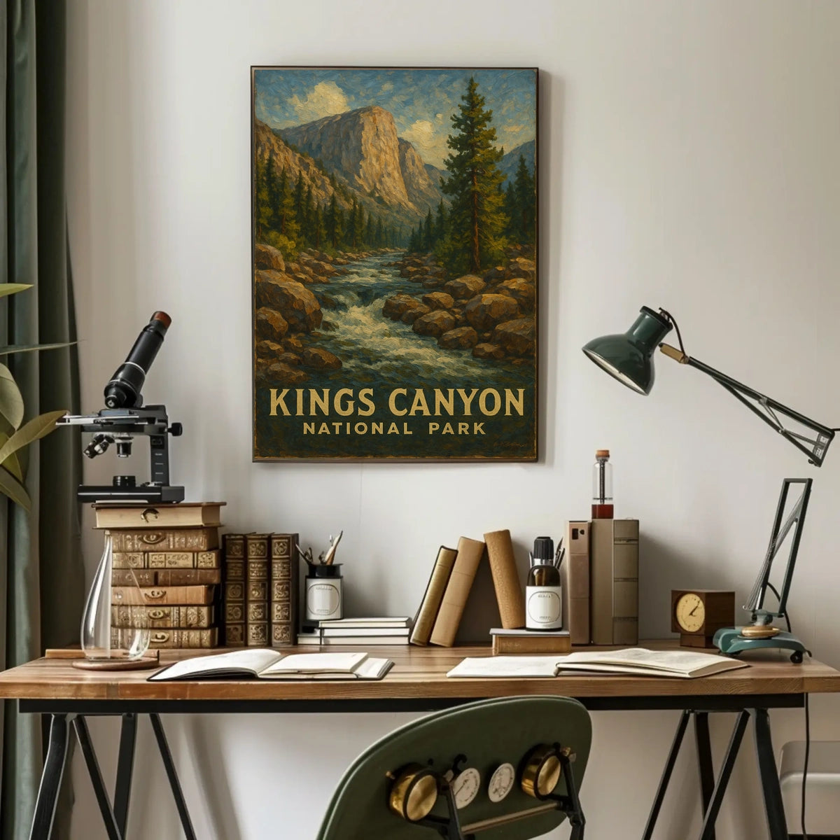 Kings Canyon National Park Scenic Adventure Poster