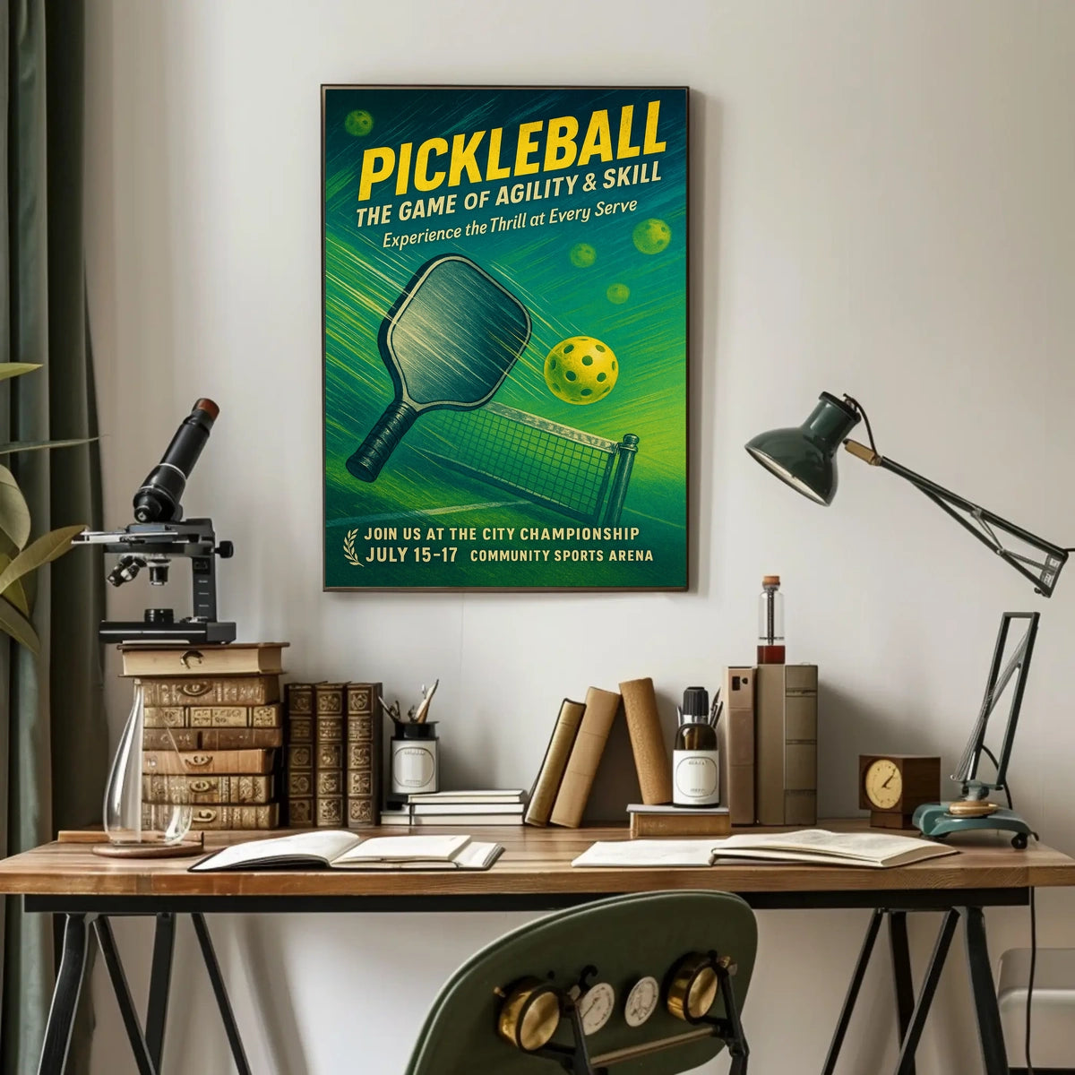 Pickleball Championship Invitation Poster
