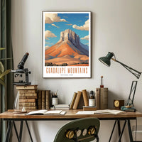Guadalupe Mountains National Park Poster Scenic Print