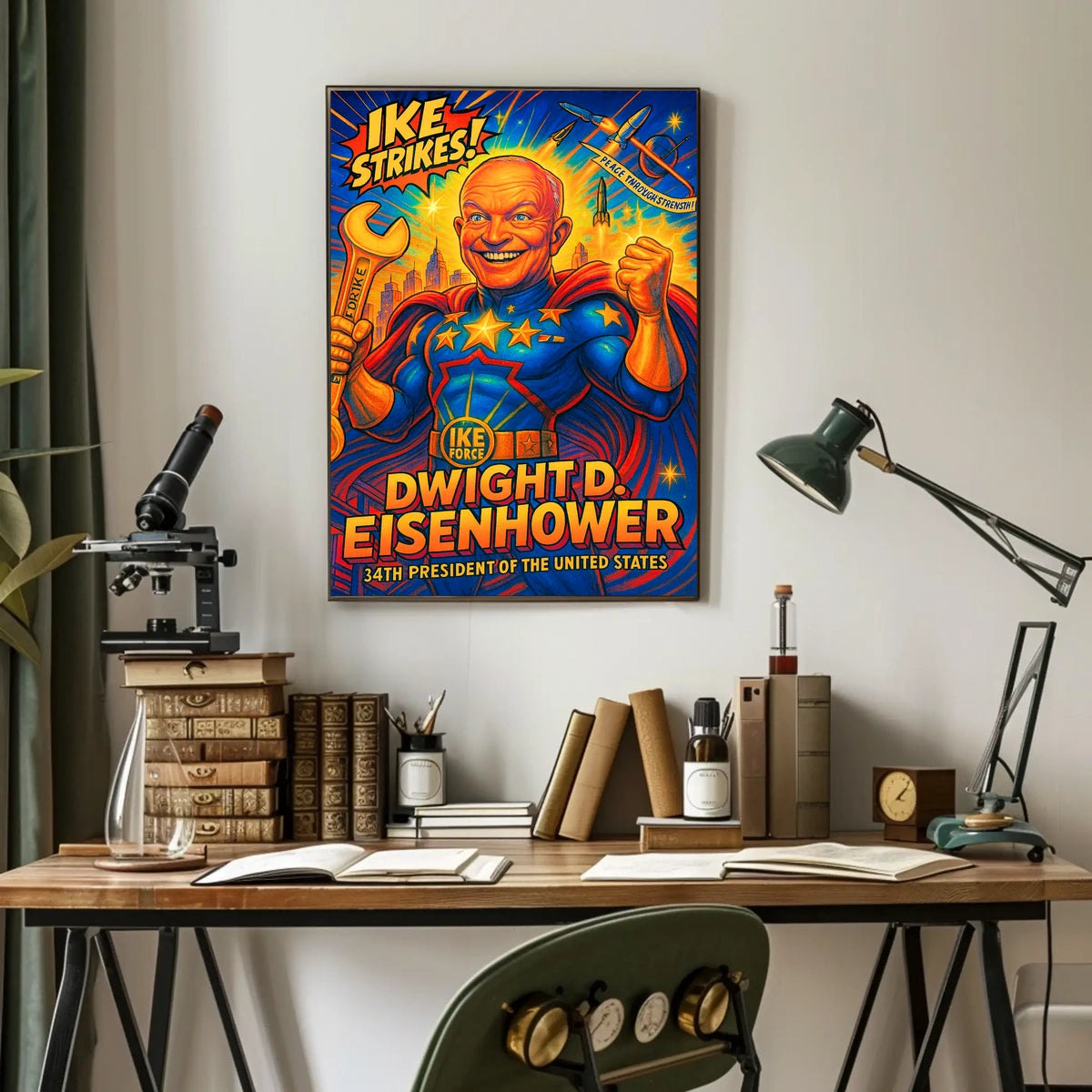 Dwight D. Eisenhower 34th President Poster