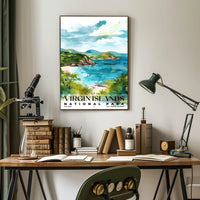 Virgin Islands Watercolor Wall Art Poster