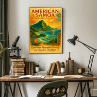 American Samoa The Heart of Polynesia Poster