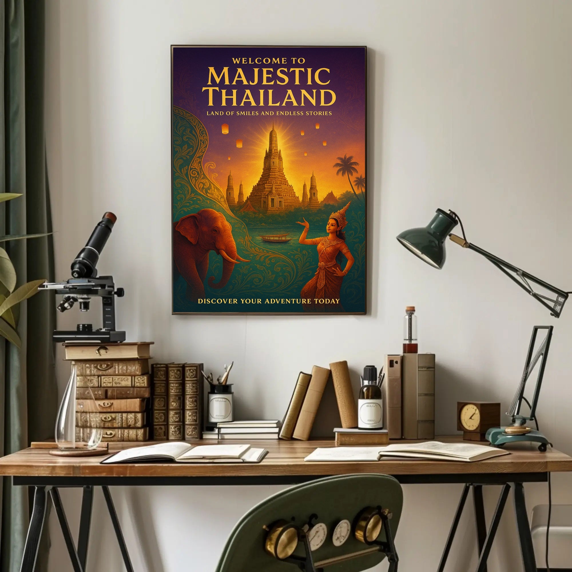 Majestic Thailand Land Of Smiles Poster