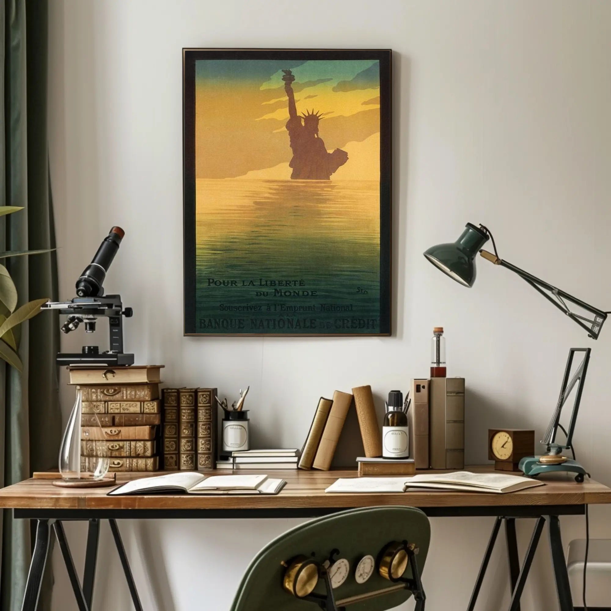 Liberty in the Dawn Poster PosterGoat