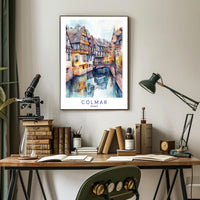 Colmar's Canal Charm Poster PosterGoat