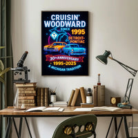 Cruisin Woodward 30th Anniversary Classic Car Poster